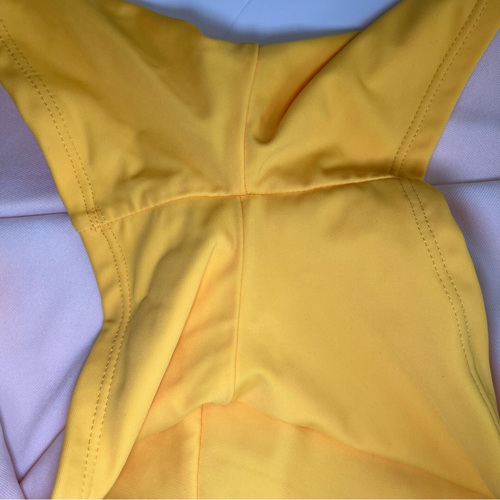 Swimsuit Lemon Print Tankini with Yellow Shorts Summer, Ruffles, Adjustable - Picture 14 of 14